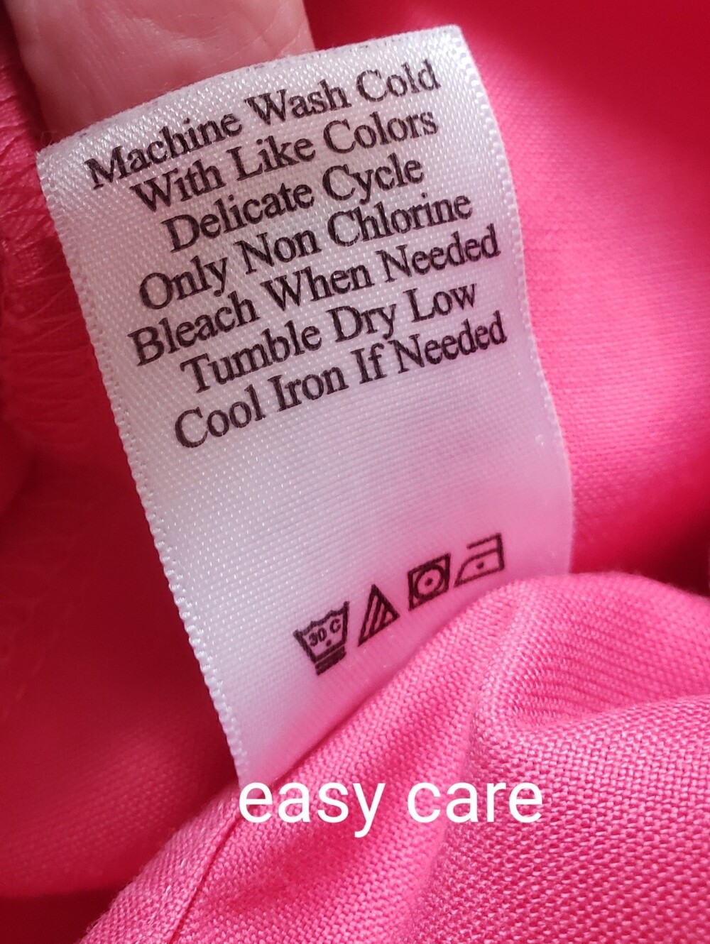 Coldwater Creek Pink Short Sleeve Cotton Blouse 2X - Picture 8 of 10